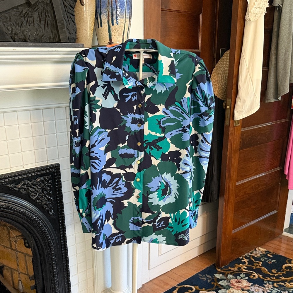 Jude Connally‎ Hadley Wildflower puffed sleeve tunic- worn once- 188 retail